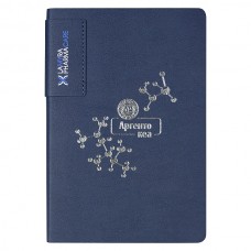 Ежедневник Flexy Star Sivilia Print Sample А5, темно-синий, недатированный, в гибкой обложке