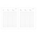 Еженедельник Urban Latte Soft Touch A4, синий, недатированный, в полугибкой обложке