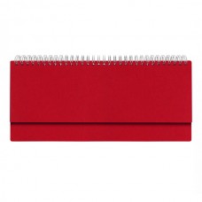 Планинг Alfa Soft 325*130 мм, красный, недатированный, в твердой обложке