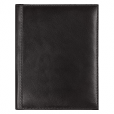 Суперобложка из натуральной кожи Universal leather размер А5+ , черная