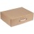 Коробка самосборная Light Case, крафт, с белой ручкой Коробка самосборная Light Case, крафт, с белой ручкой