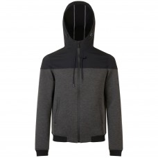 Куртка унисекс Voltage, черный меланж с черным Куртка унисекс Voltage, черный меланж с черным