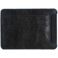 Чехол для карточек Arrival, черный с синим Чехол для карточек Arrival, черный с синим