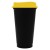 Стакан с крышкой Color Cap Black, черный с желтым Стакан с крышкой Color Cap Black, черный с желтым