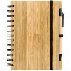 Блокнот на кольцах Bambook с шариковой ручкой
