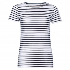 Футболка Miles Women белая с темно-синим Футболка Miles Women белая с темно-синим