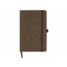 Блокнот из кофейных зерен А5 Coffee notes, твердая обложка, 80 листов 70 гр/м2 белой бумаги, кофейный