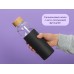 Стеклянная бутылка для воды в силиконовом чехле «Refine»