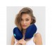 Подушка для путешествий со встроенным массажером Massage Tranquility Pillow, синий