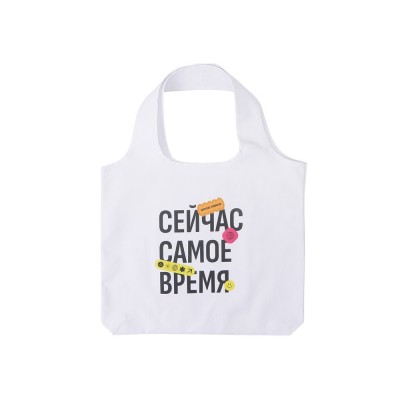Сумка-шоппер Vest из хлопка 340 г/м2, белый (термотрансфер)