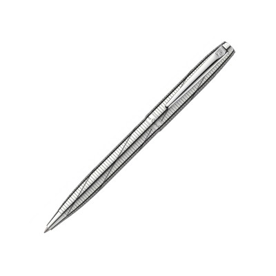 Ручка шариковая Pierre Cardin LEO 750. Цвет — серебристый. Упаковка Е-2.