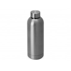 Вакуумная термобутылка Cask Waterline, 500 мл, тубус, серебристый глянцевый