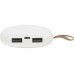 Универсальное зарядное устройство power bank в форме камня. 7800MAH. white