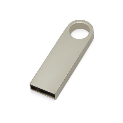 USB 2.0- флешка на 16 Гб с мини чипом, компактный дизайн с круглым отверстием