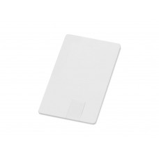 Флеш-карта USB 2.0 16 Gb в виде пластиковой карты Card, белый
