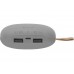 Универсальное зарядное устройство power bank в форме камня. 10400MAH. gray