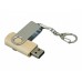 USB 2.0- флешка промо на 16 Гб с поворотным механизмом