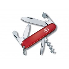 Нож перочинный VICTORINOX Tourist, 84 мм, 12 функций, красный