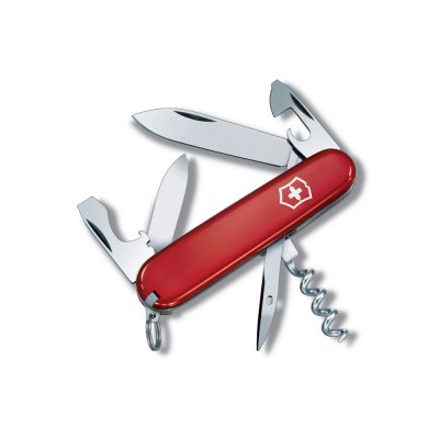 Нож перочинный VICTORINOX Tourist, 84 мм, 12 функций, красный