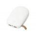 Универсальное зарядное устройство power bank в форме камня. 10400MAH. white