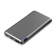 Внешний аккумулятор Forge v.2, металл, 10000mah, серый