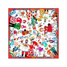 Платок Дымковская игрушка Платок Дымковская игрушка