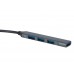 USB-хаб Link с коннектором 2-в-1 USB-C и USB-A, 2.0/3.0, серый