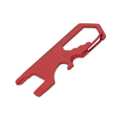 Мультиинструмент Carabiner, красный