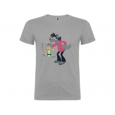 Футболка Ну, погоди! детская, серый меланж Футболка Ну, погоди! детская, серый меланж