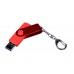 USB 2.0/micro USB/Type-С- флешка на 64 Гб 3-в-1 с поворотным механизмом