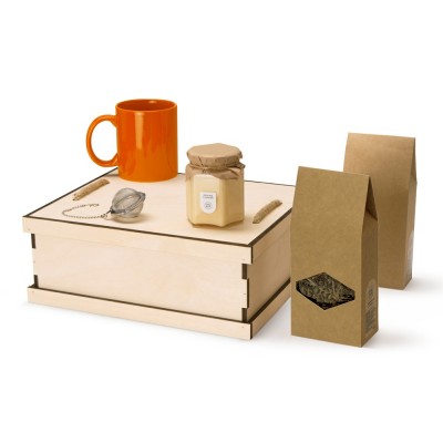 Подарочный набор Tea Duo Deluxe, оранжевый