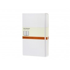 Записная книжка Moleskine Classic (в линейку) в твердой обложке, Large (13х21см), белый Записная книжка Moleskine Classic (в линейку) в твердой обложке, Large (13х21см), белый