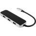Хаб USB Rombica Type-C Chronos Black Хаб USB Rombica Type-C Chronos Black