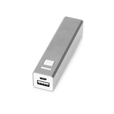 Портативное зарядное устройство Спейс, 3000 mAh, серебристый