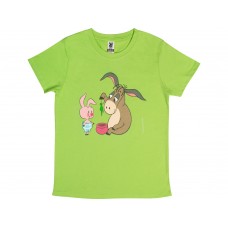 Футболка Винни-Пух детская, зеленое яблоко Футболка Винни-Пух детская, зеленое яблоко