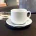 Чайная пара фарфоровая "Cappuchino" в коробке, белый