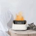 Светодиодный USB увлажнитель-ароматизатор Brava с часами с RGB подсветкой, белый, белый