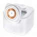 Беспроводная колонка Powerbox 5W с беспроводной зарядкой 15W, белый
