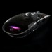 Мышь компьютерная беспроводная прозрачная Crystal, черный