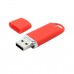 Флешка Shape с покрытием Софт Тач 16 GB, красный