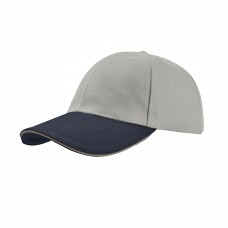 Бейсболка LIBERTY SANDWICH, 6 клиньев, сэндвич, металлическая застежка Бейсболка LIBERTY SANDWICH, 6 клиньев, сэндвич, металлическая застежка