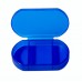 Витаминница TRIZONE, 3 отсека; 6 x 1.3 x 3.9 см; пластик, синяя