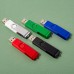 USB flash-карта DOT (16Гб), зеленый, 5,8х2х1,1см, пластик, металл