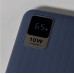 Универсальный аккумулятор OMG Wave 10 (10000 мАч), синий, 14,9х6.7х1,6 см