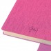 Бизнес-блокнот А5  "Provence", розовый , мягкая обложка, в клетку