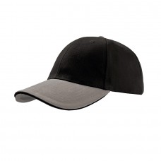 Бейсболка LIBERTY SANDWICH, 6 клиньев, сэндвич, металлическая застежка Бейсболка LIBERTY SANDWICH, 6 клиньев, сэндвич, металлическая застежка