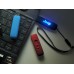 Флеш накопитель USB 2.0 COSMOS 16GB, с подсветкой, пластик, черный
