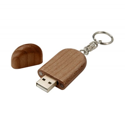 Флеш накопитель USB 2.0 Maple 32GB, орех, коричневый/коричневый